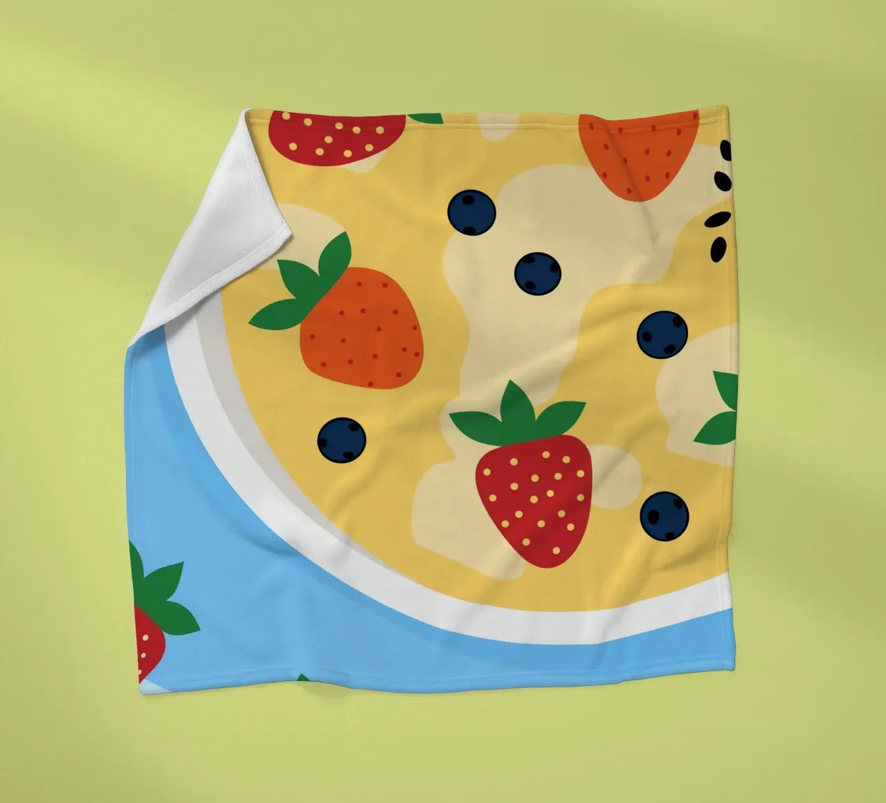 Farina d'avena con fragole coperta in pile da OFFICIAL FRUIT & VEGETABLES