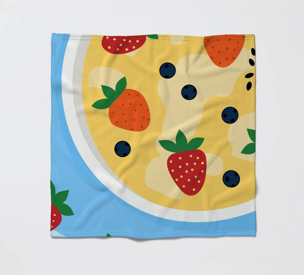 Farina d'avena con fragole coperta in pile da OFFICIAL FRUIT & VEGETABLES