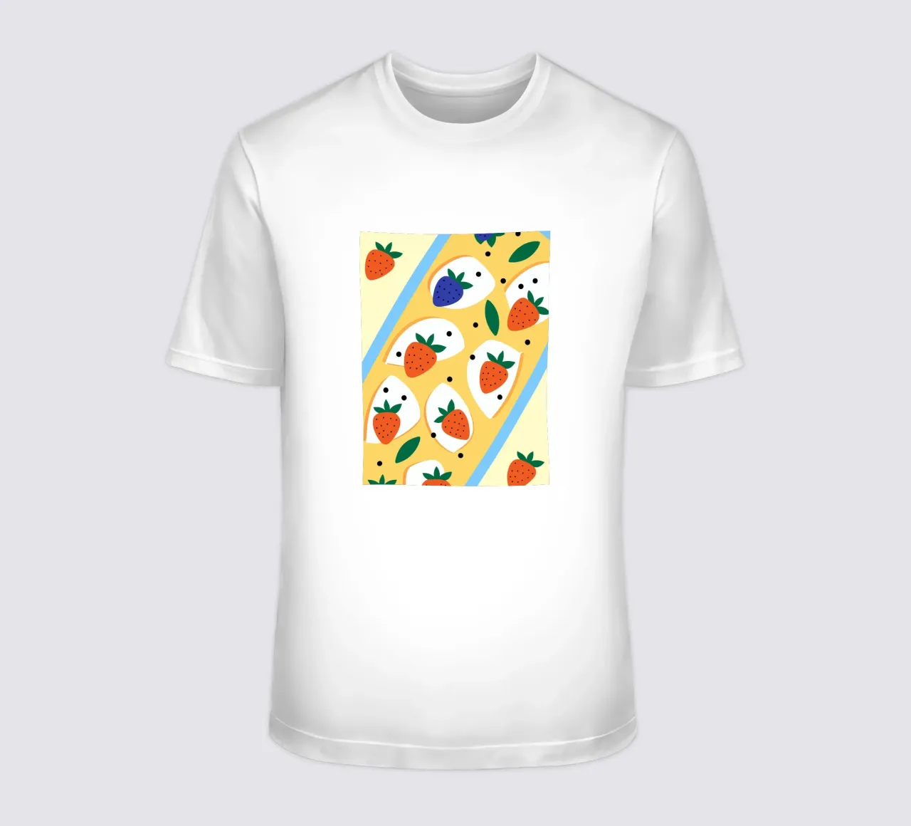 Fragole e mirtilli t-shirt da OFFICIAL FRUIT & VEGETABLES