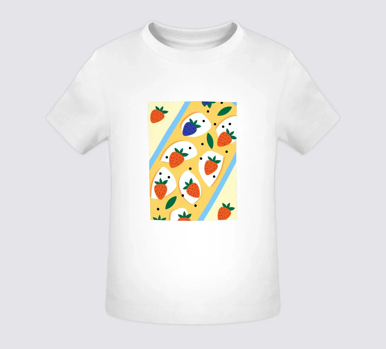 Fragole e mirtilli maglietta neonato da OFFICIAL FRUIT & VEGETABLES
