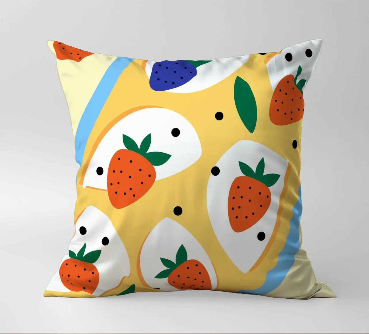 Fragole e mirtilli cuscino da OFFICIAL FRUIT & VEGETABLES