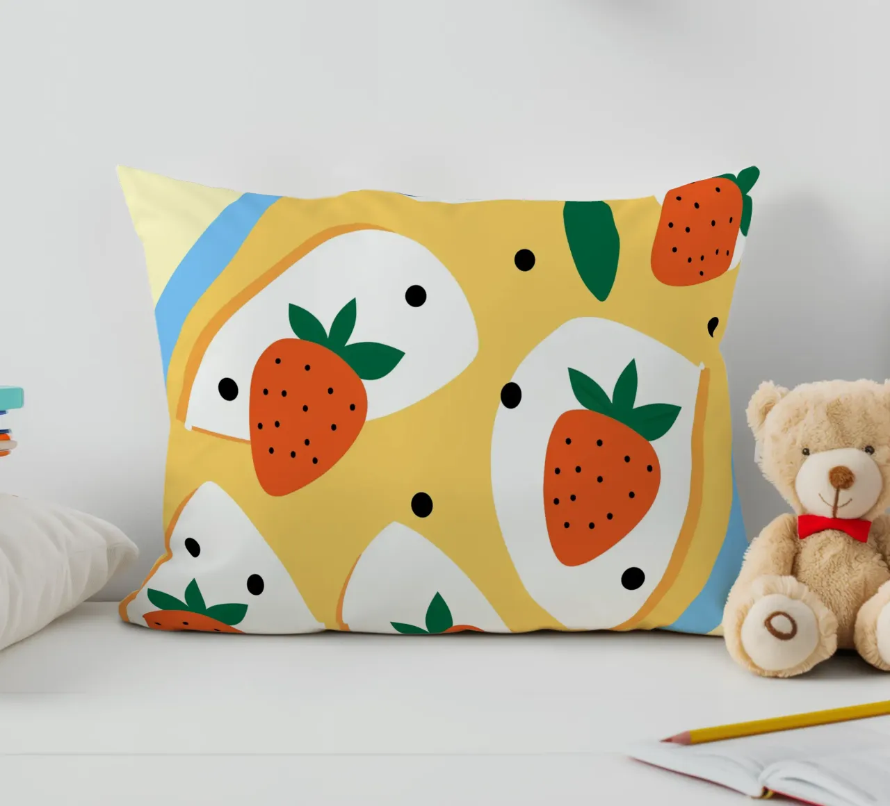 Fragole e mirtilli cuscino da OFFICIAL FRUIT & VEGETABLES