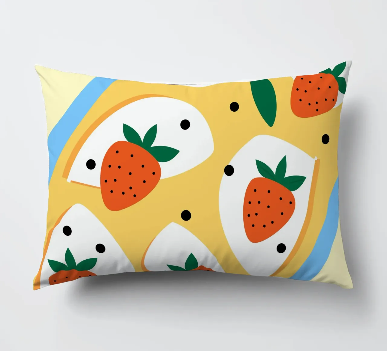 Fragole e mirtilli cuscino da OFFICIAL FRUIT & VEGETABLES
