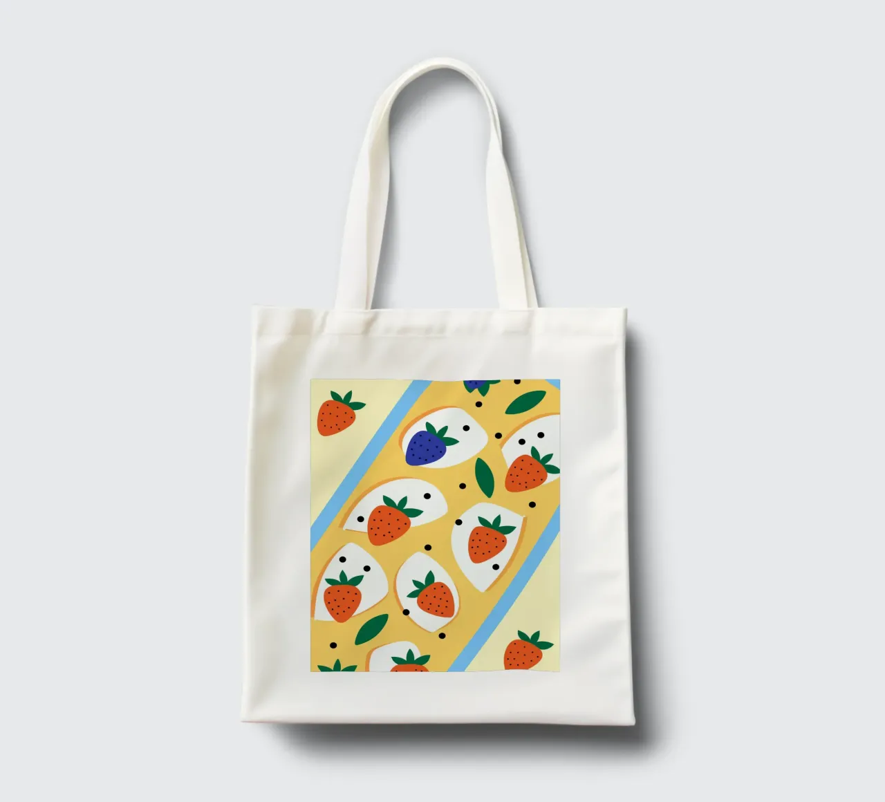 Fragole e mirtilli borsa in juta da OFFICIAL FRUIT & VEGETABLES