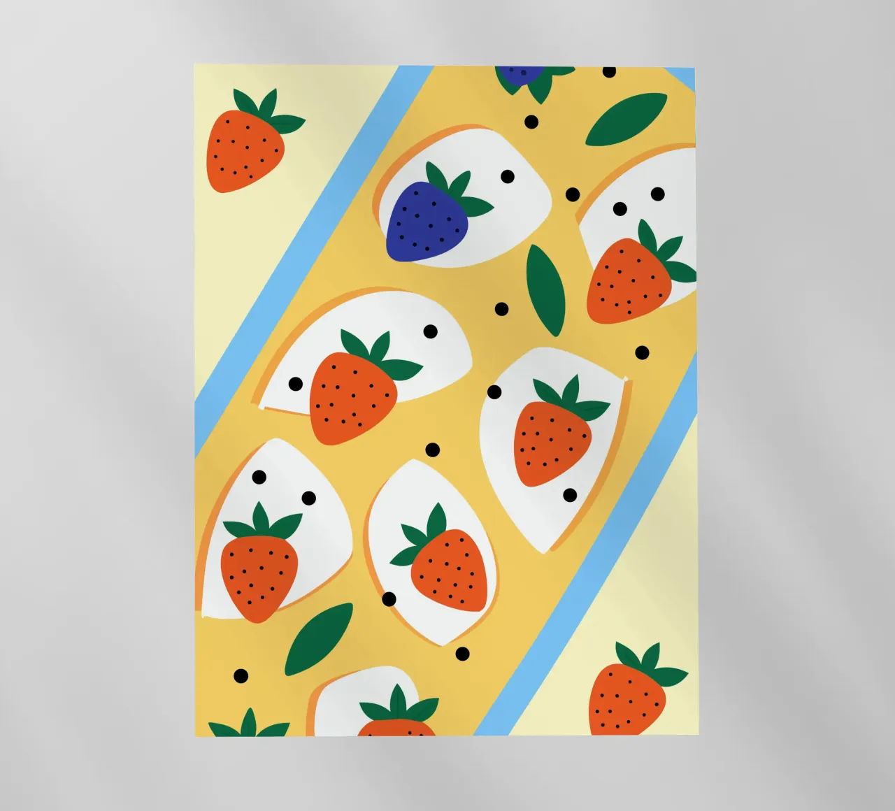 Fragole e mirtilli pellicola backlit da OFFICIAL FRUIT & VEGETABLES