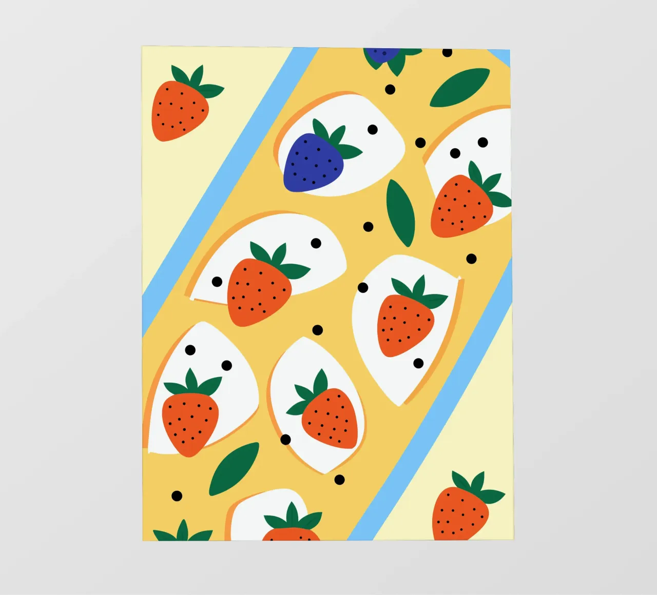 Fragole e mirtilli pellicola backlit da OFFICIAL FRUIT & VEGETABLES