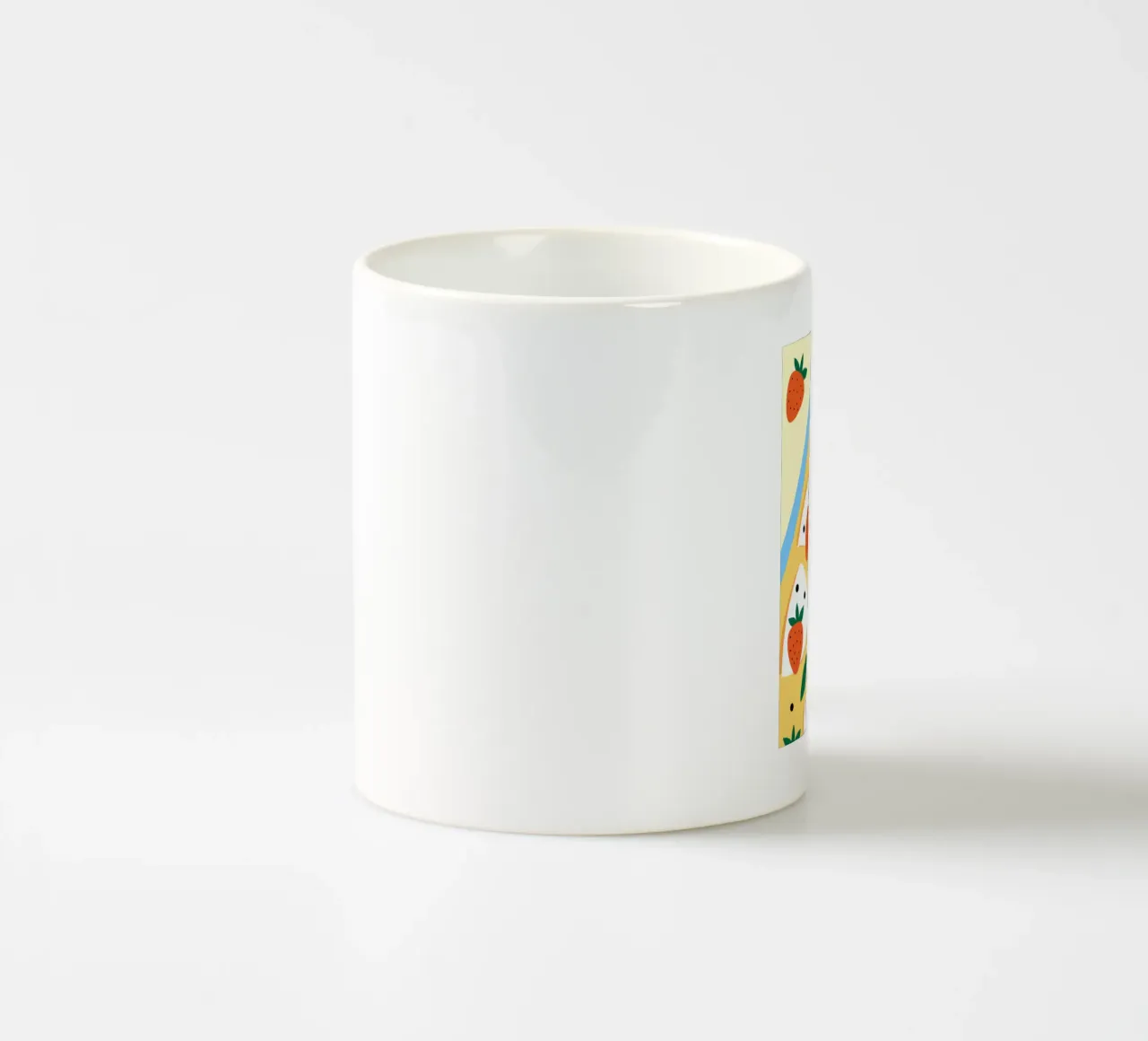 Fragole e mirtilli tazza in ceramica da OFFICIAL FRUIT & VEGETABLES