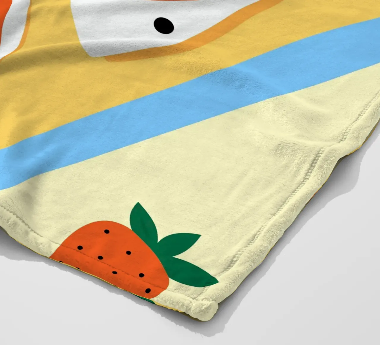 Fragole e mirtilli coperta in pile da OFFICIAL FRUIT & VEGETABLES