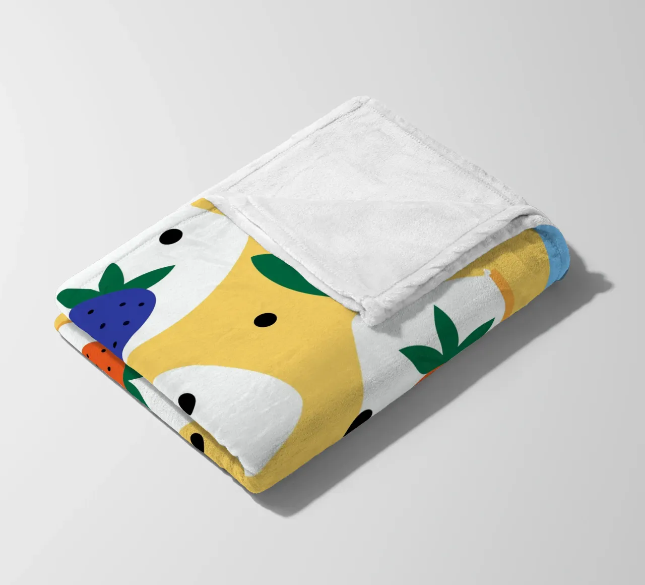 Fragole e mirtilli coperta in pile da OFFICIAL FRUIT & VEGETABLES