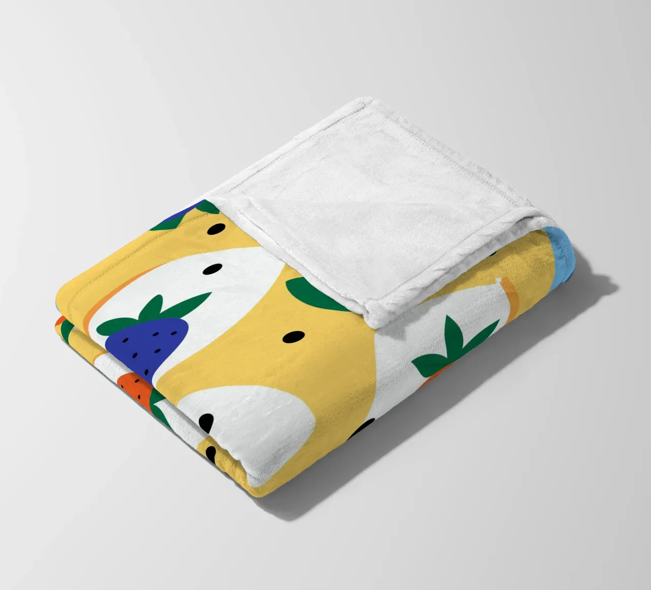 Fragole e mirtilli coperta in pile da OFFICIAL FRUIT & VEGETABLES