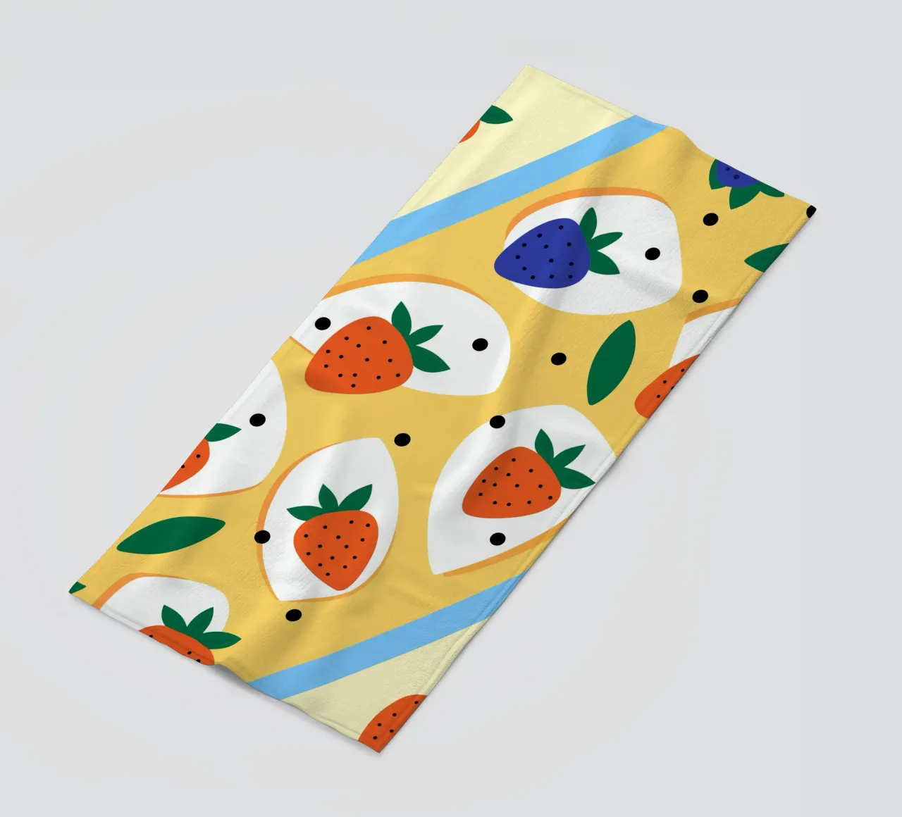 Fragole e mirtilli telo mare da OFFICIAL FRUIT & VEGETABLES