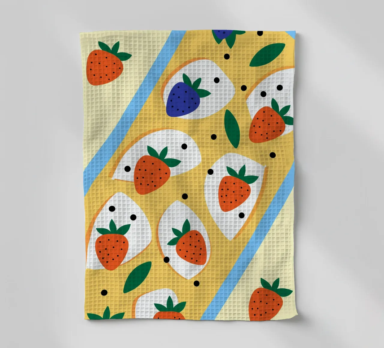 Fragole e mirtilli canovaccio da cucina da OFFICIAL FRUIT & VEGETABLES
