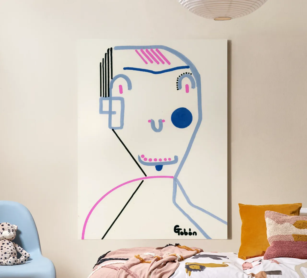 Evo canvas met Baklijst van gtobonart