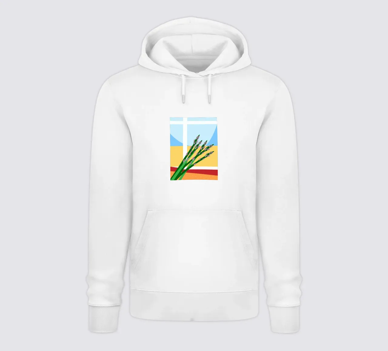 Asparagi freschi felpa con cappuccio da OFFICIAL FRUIT & VEGETABLES