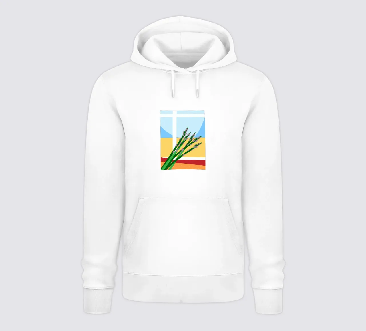 Asparagi freschi felpa con cappuccio da OFFICIAL FRUIT & VEGETABLES