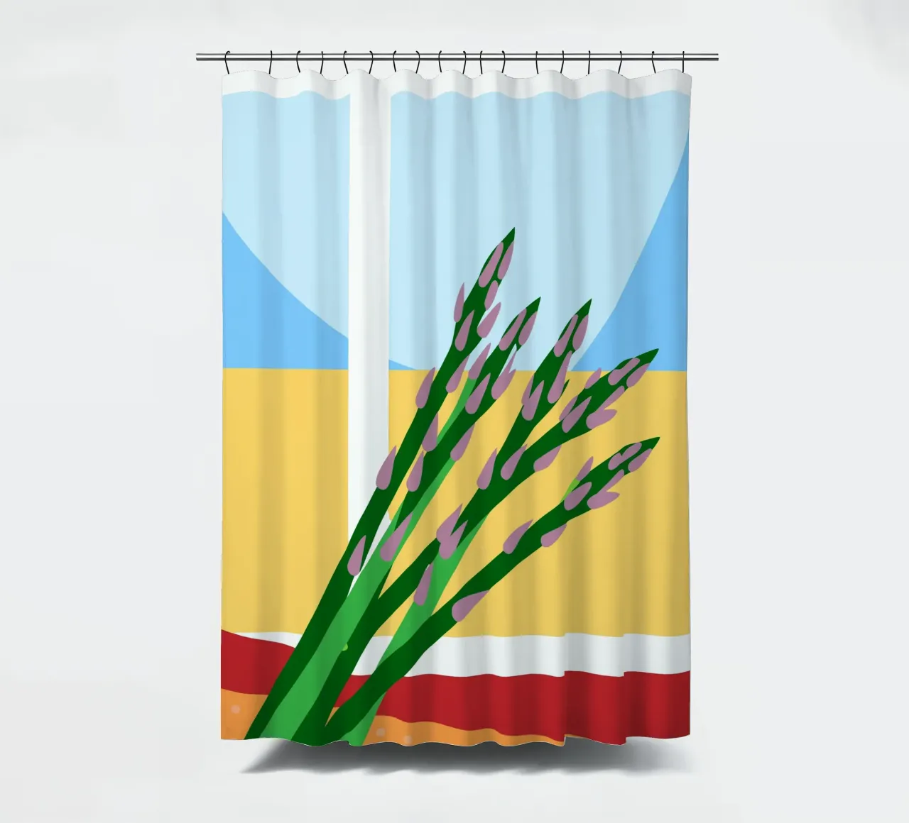 Asparagi freschi tenda da doccia da OFFICIAL FRUIT & VEGETABLES