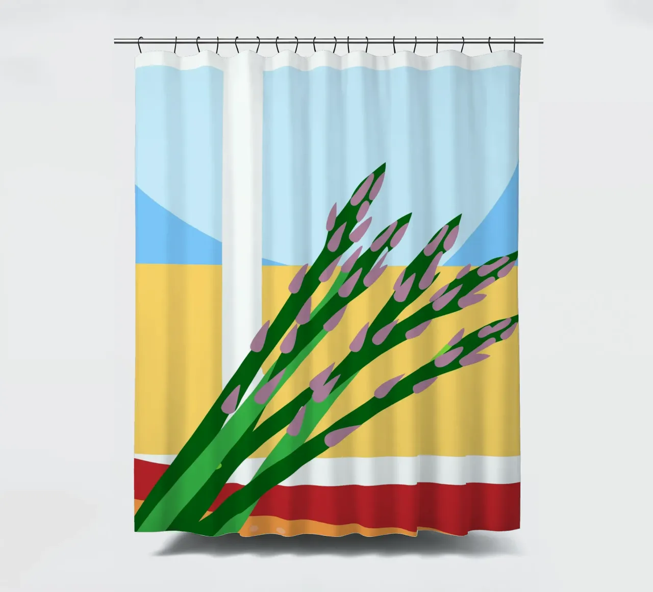 Asparagi freschi tenda da doccia da OFFICIAL FRUIT & VEGETABLES