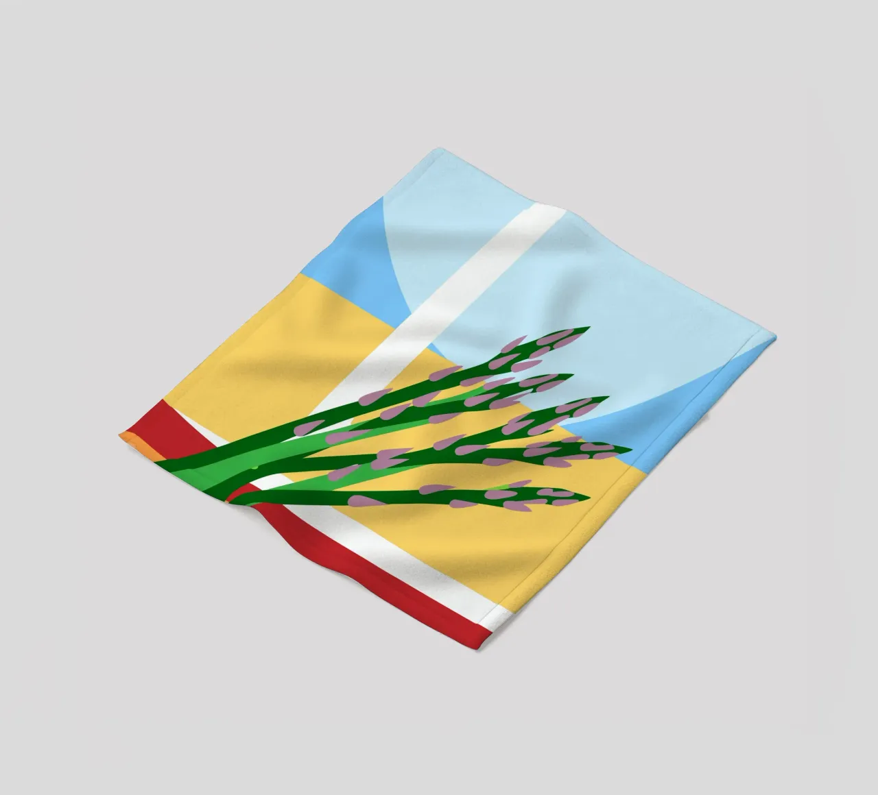 Asparagi freschi coperta in pile da OFFICIAL FRUIT & VEGETABLES