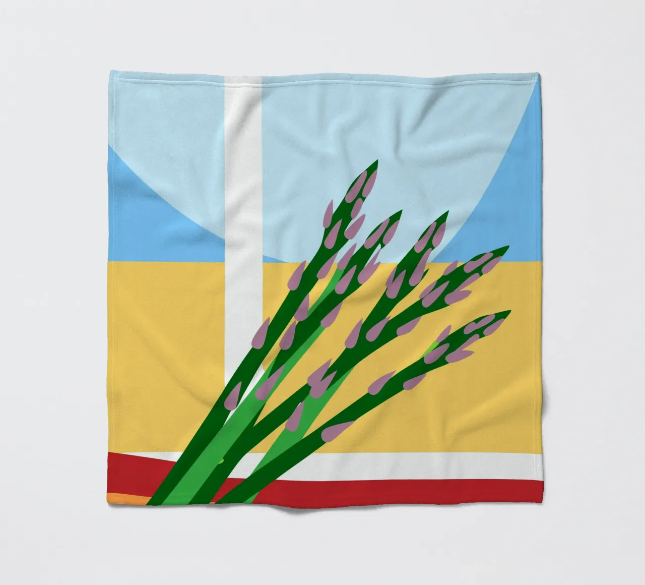 Asparagi freschi coperta in pile da OFFICIAL FRUIT & VEGETABLES