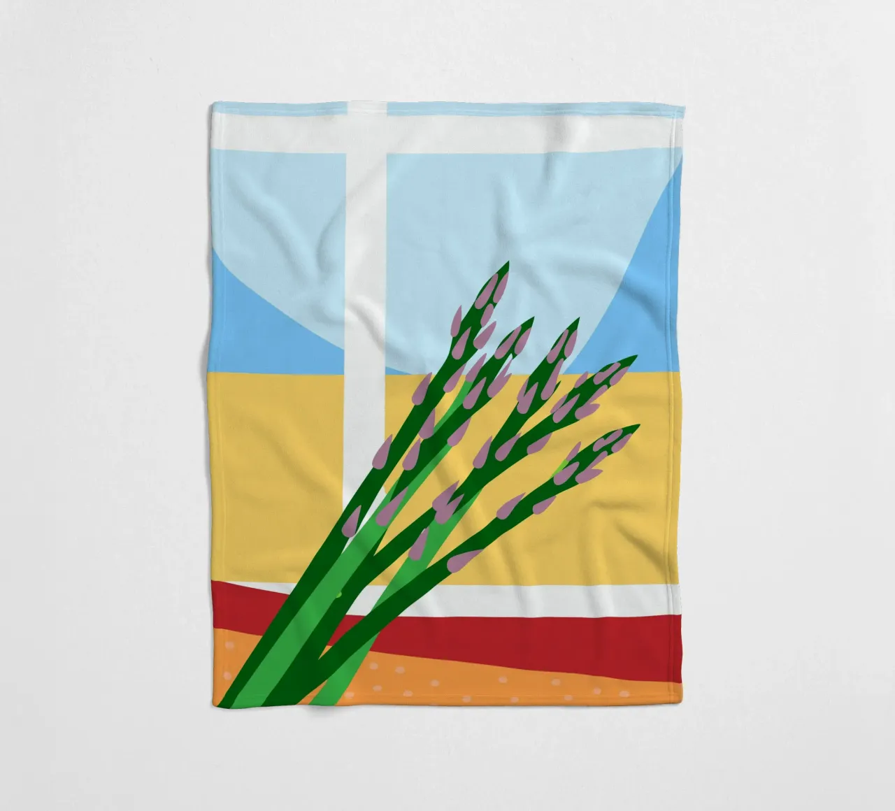 Asparagi freschi coperta in pile da OFFICIAL FRUIT & VEGETABLES
