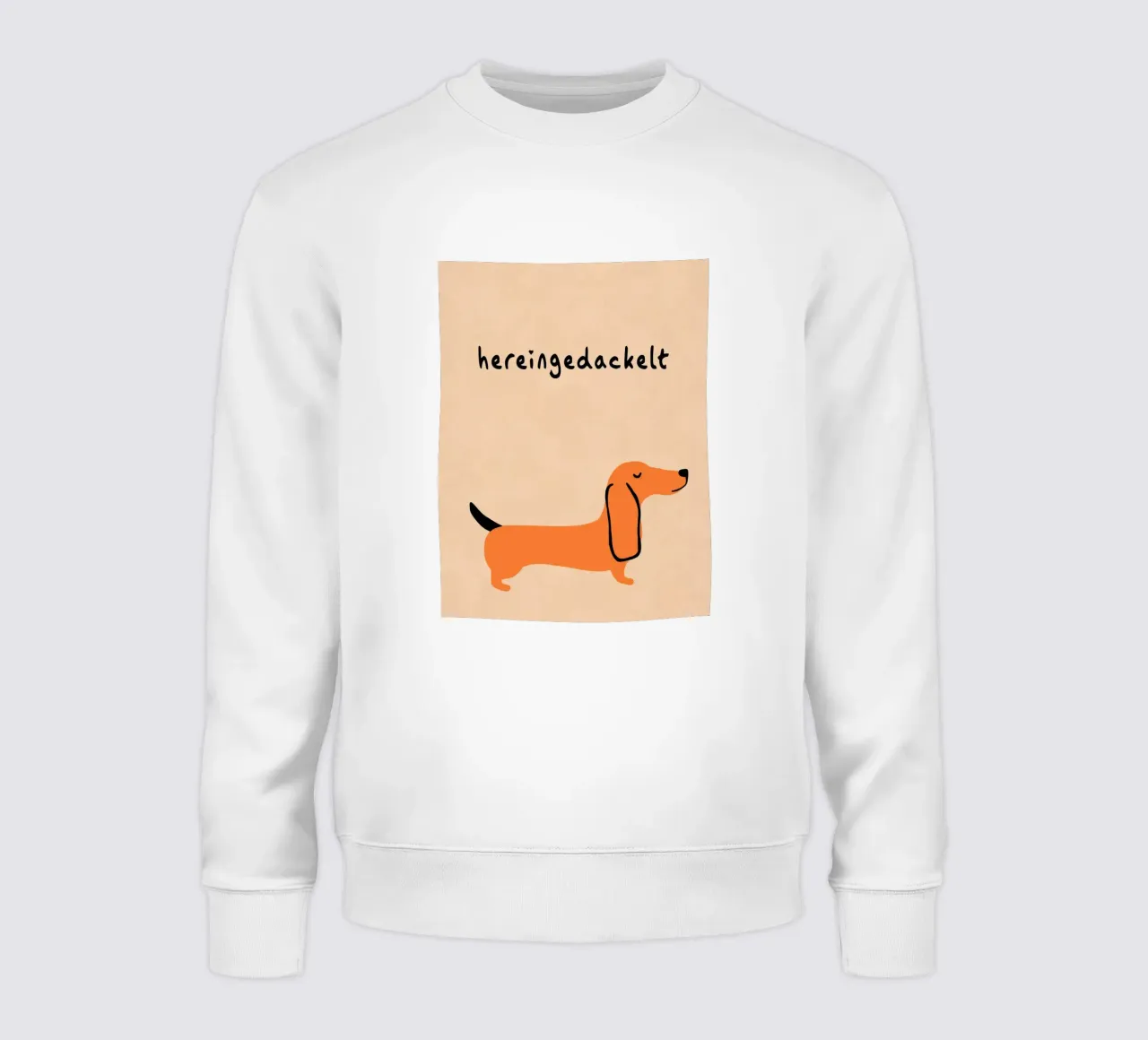 Arrivée en rampant avec humour sweat de Carina Pop & Pastell