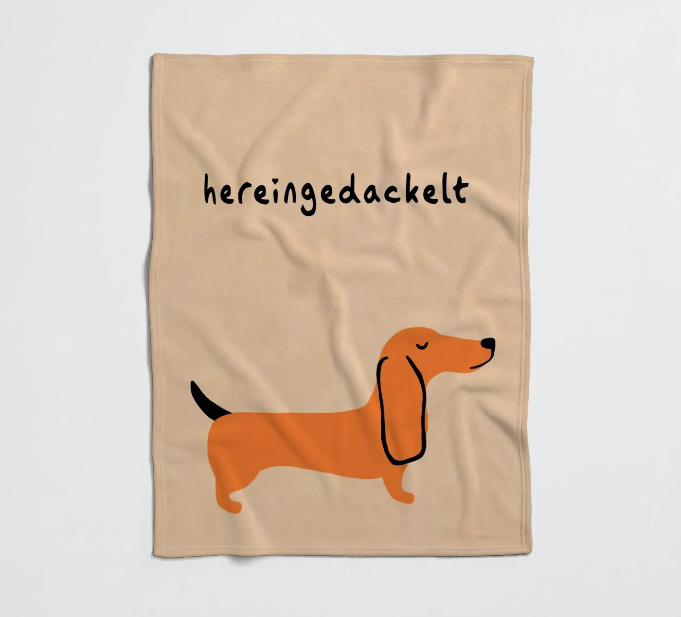 Hacking in with humour coperta in pile da Carina Pop & Pastell