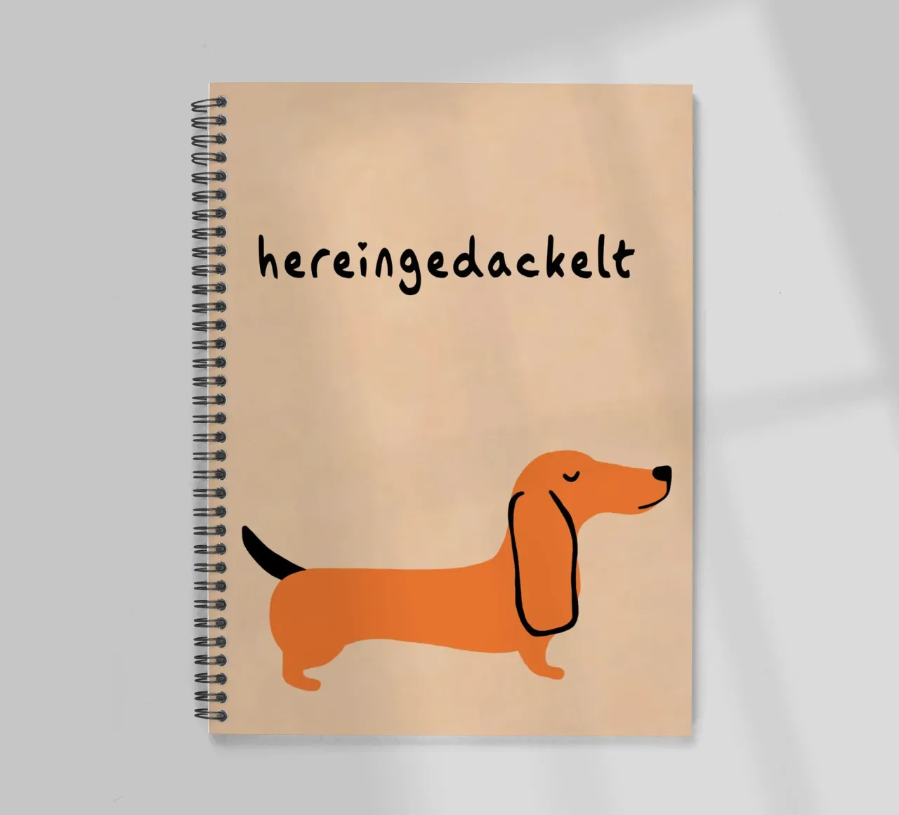 Hacking in with humour spiral notebook by Carina Pop & Pastell