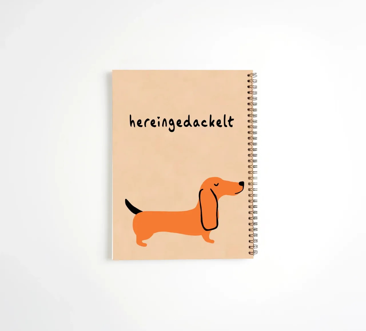 Hacking in with humour spiral notebook by Carina Pop & Pastell