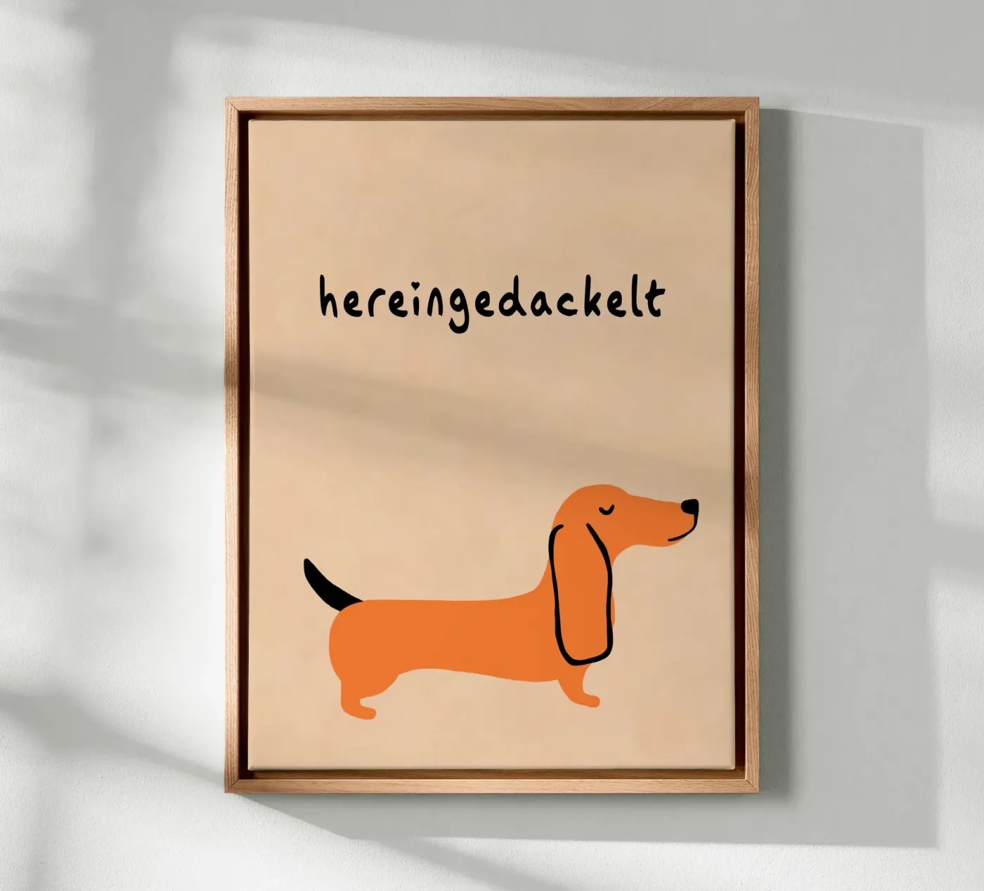 Hacking in with humour canvas by Carina Pop & Pastell