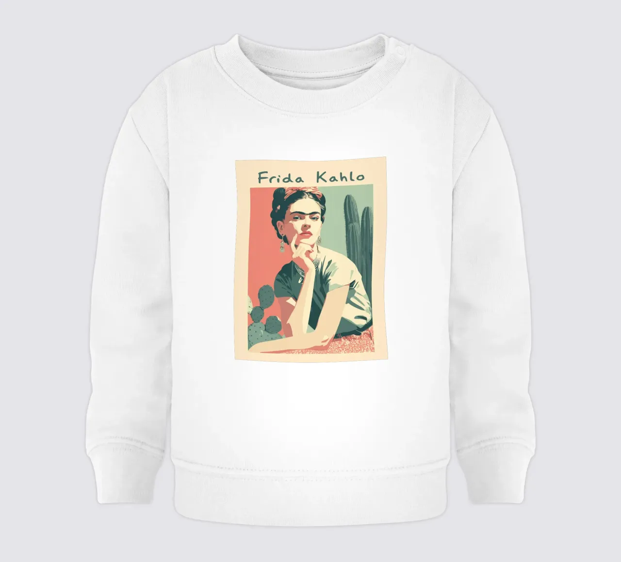 Frida Kahlo Espíritu Boho sudadera de bebé de Carina Pop & Pastell