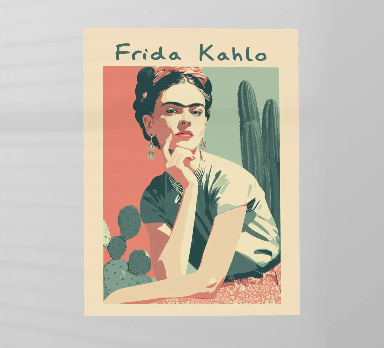 Frida Kahlo Spirito Boho pellicola backlit da Carina Pop & Pastell