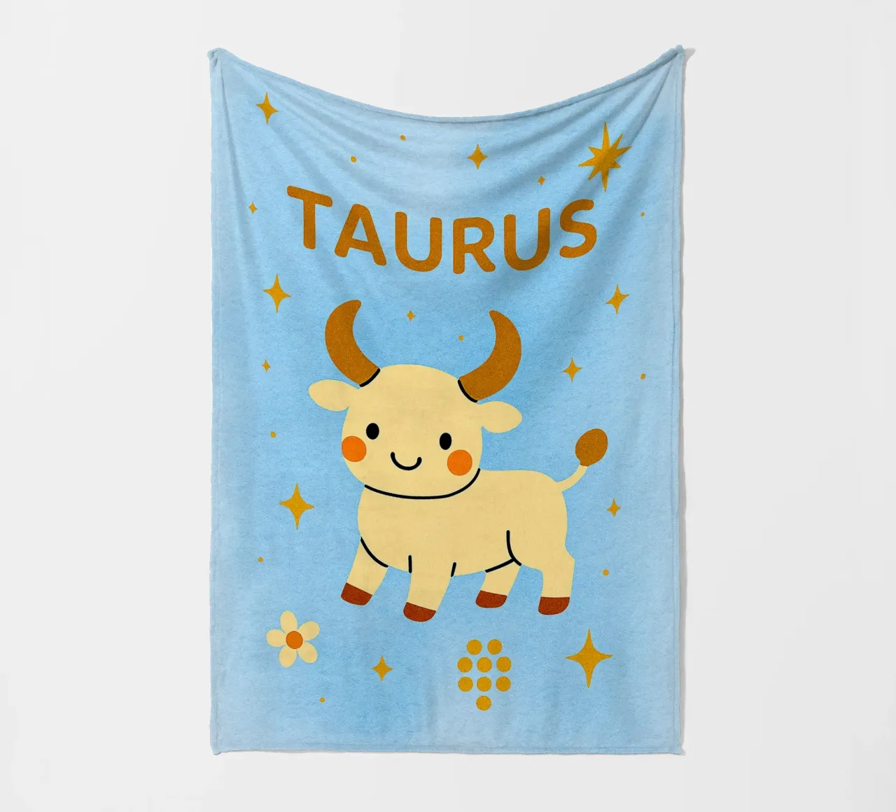 zodiaco toro coperta in pile da SADELA