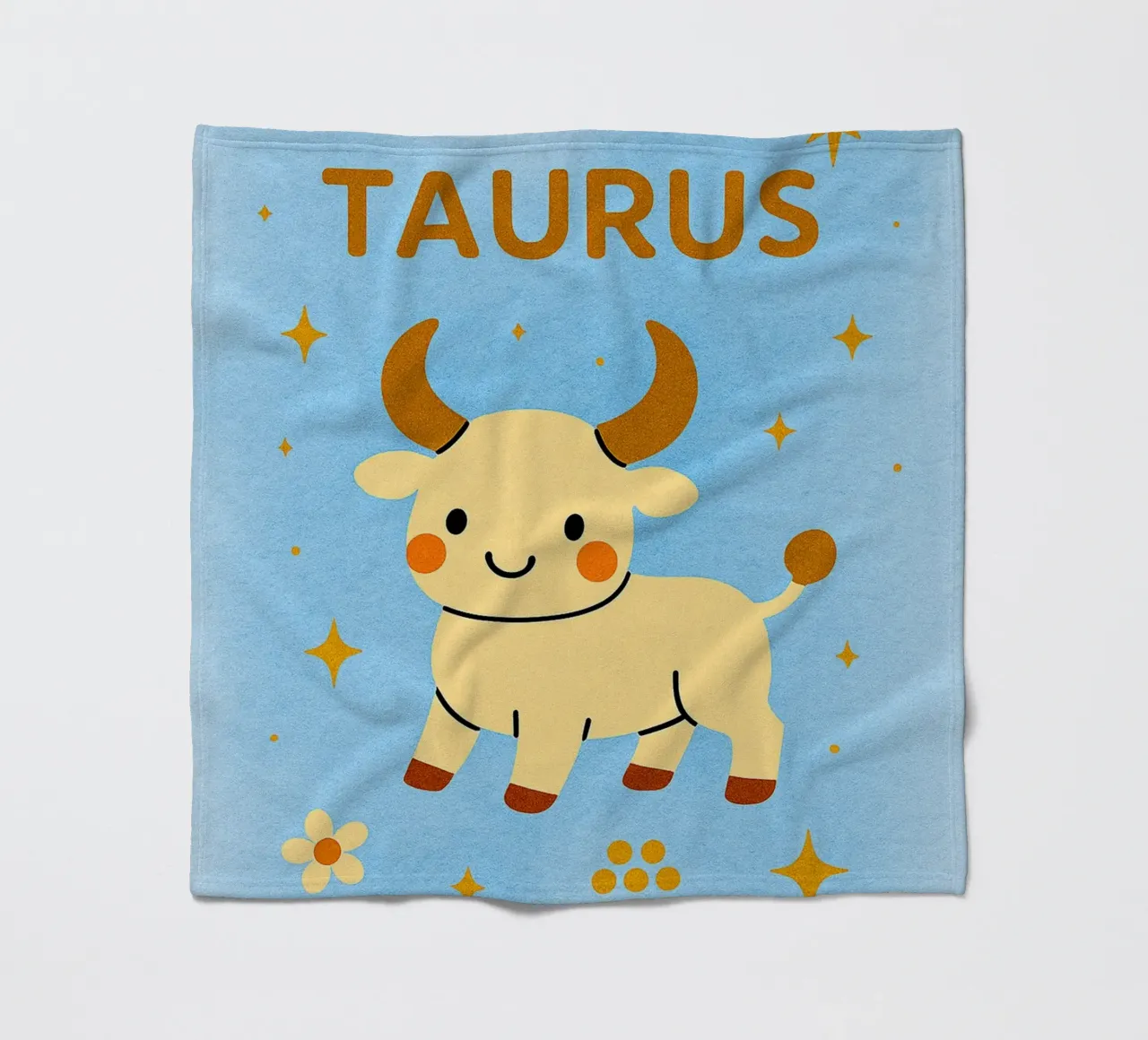zodiaco toro coperta in pile da SADELA