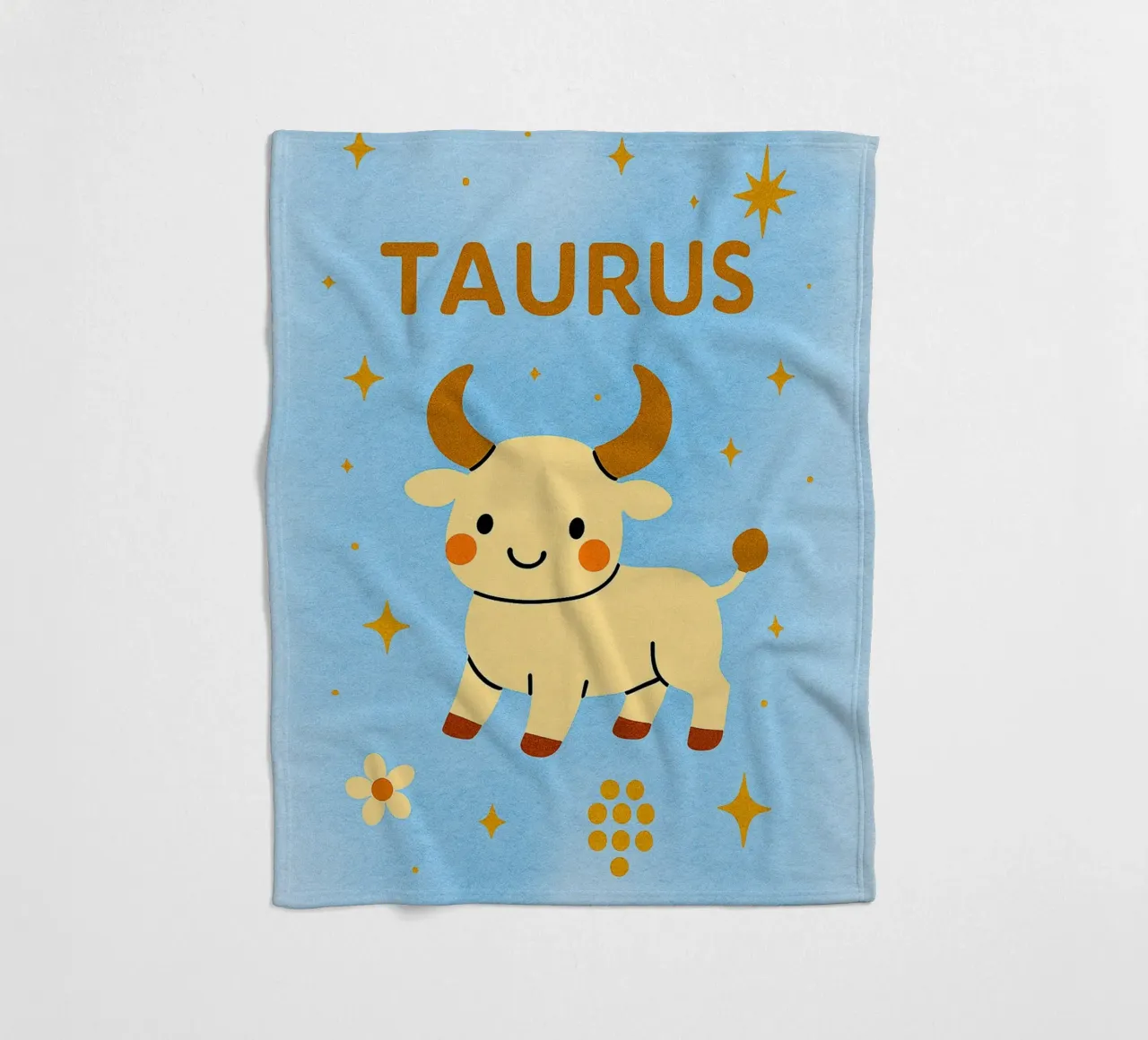 zodiaco toro coperta in pile da SADELA
