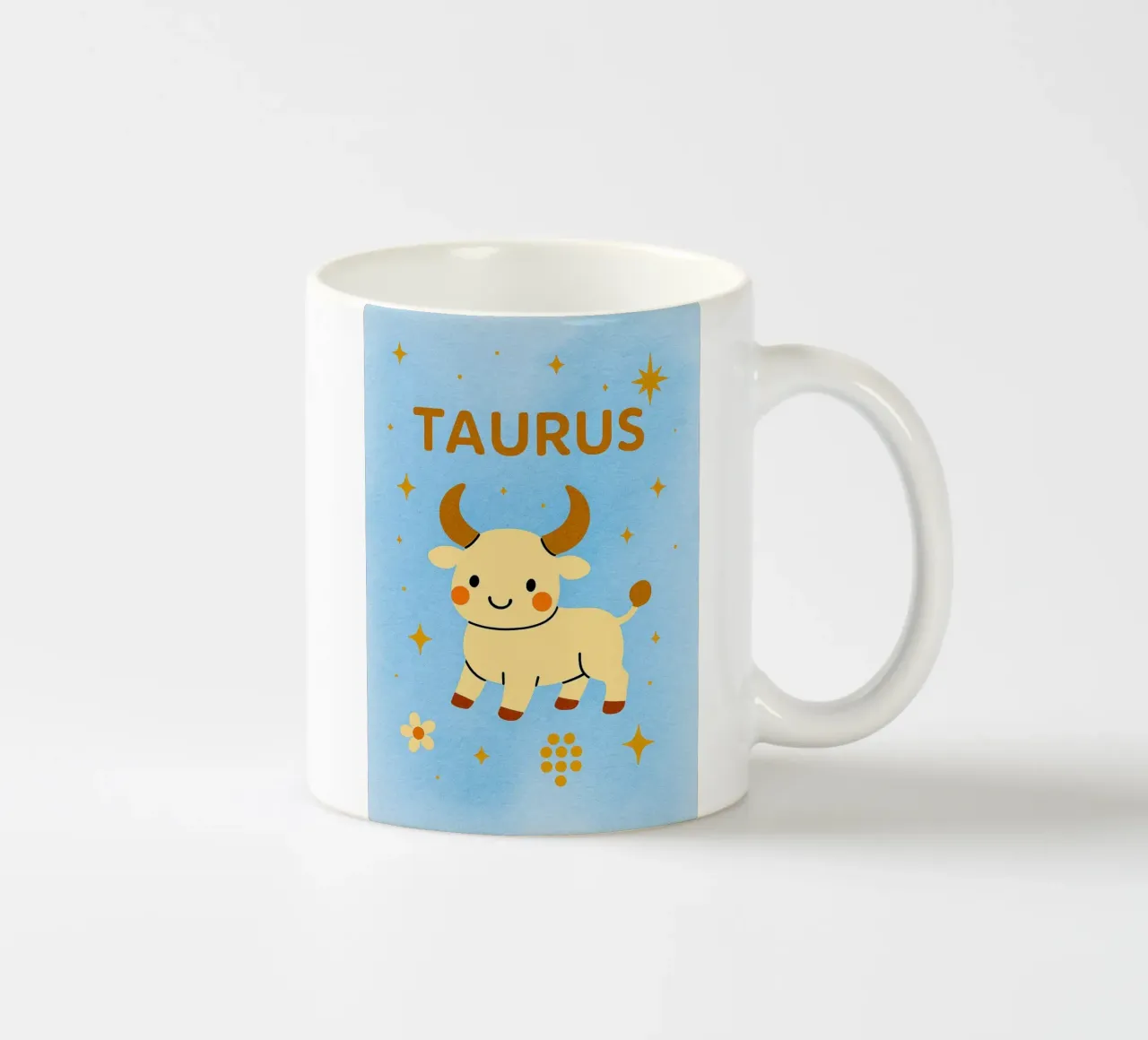 zodiaco toro tazza in ceramica da SADELA