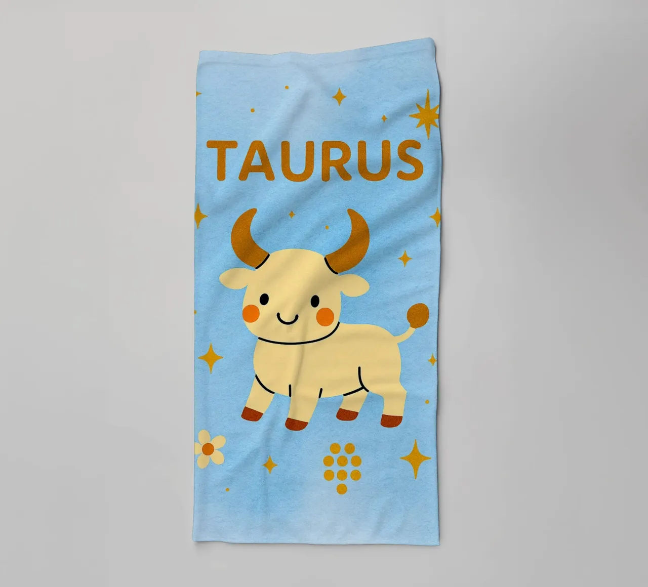 zodiaco toro asciugamano da bagno da SADELA
