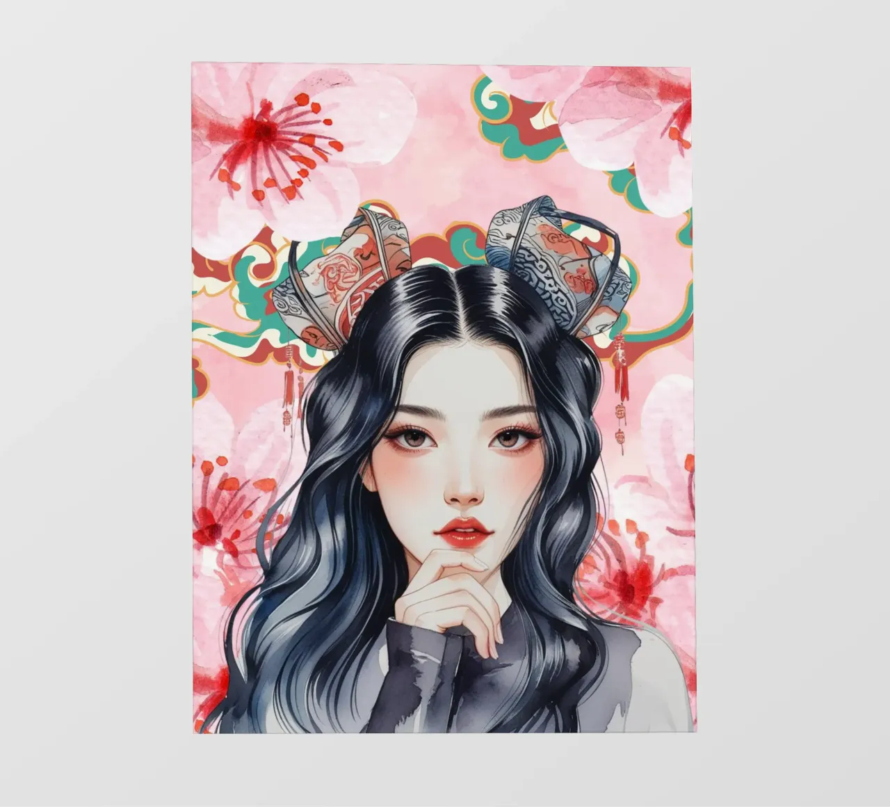 Eleganza in fiore pellicola backlit da Berwies Artwork