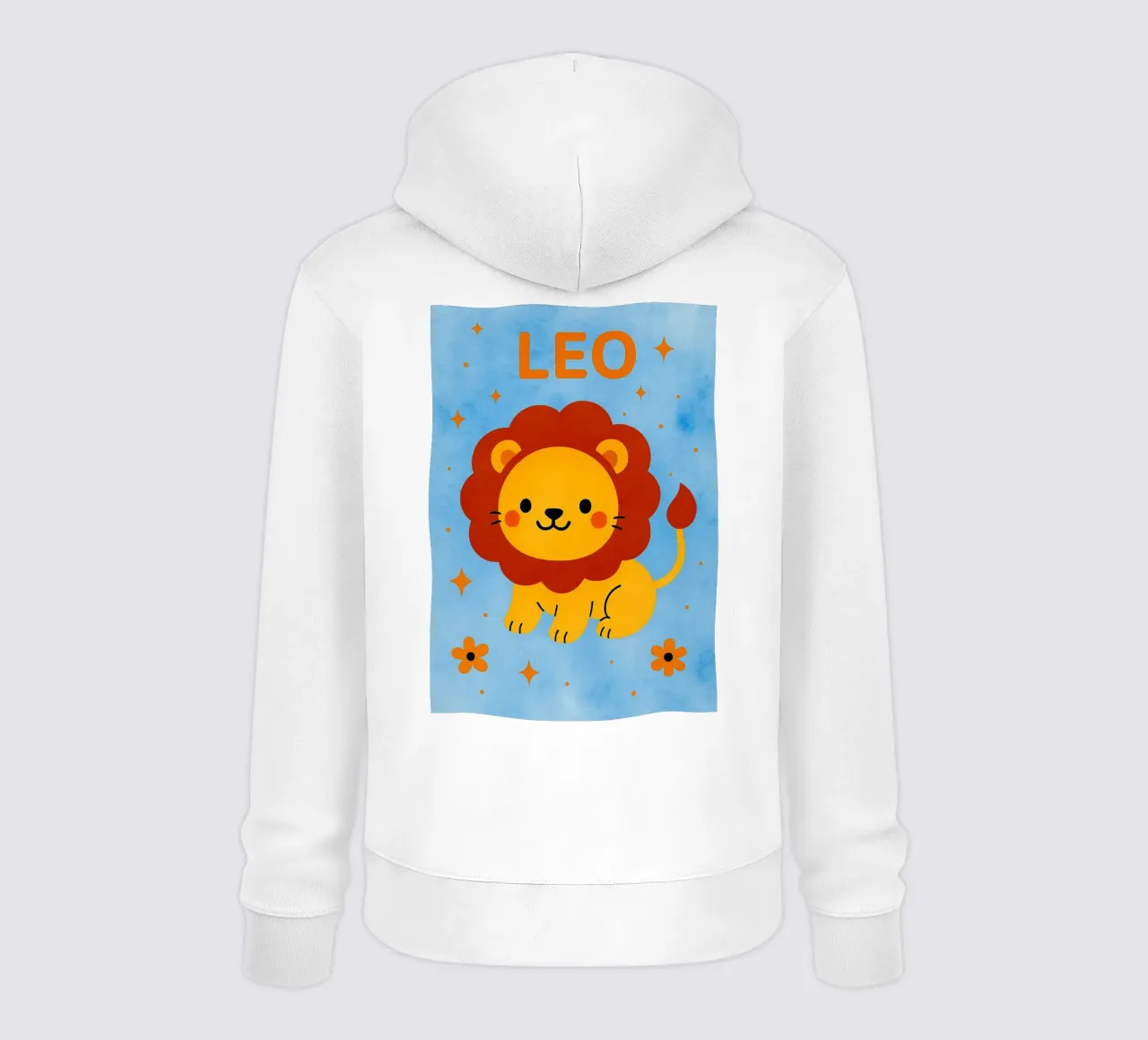zodiaco leo felpa con cappuccio da SADELA