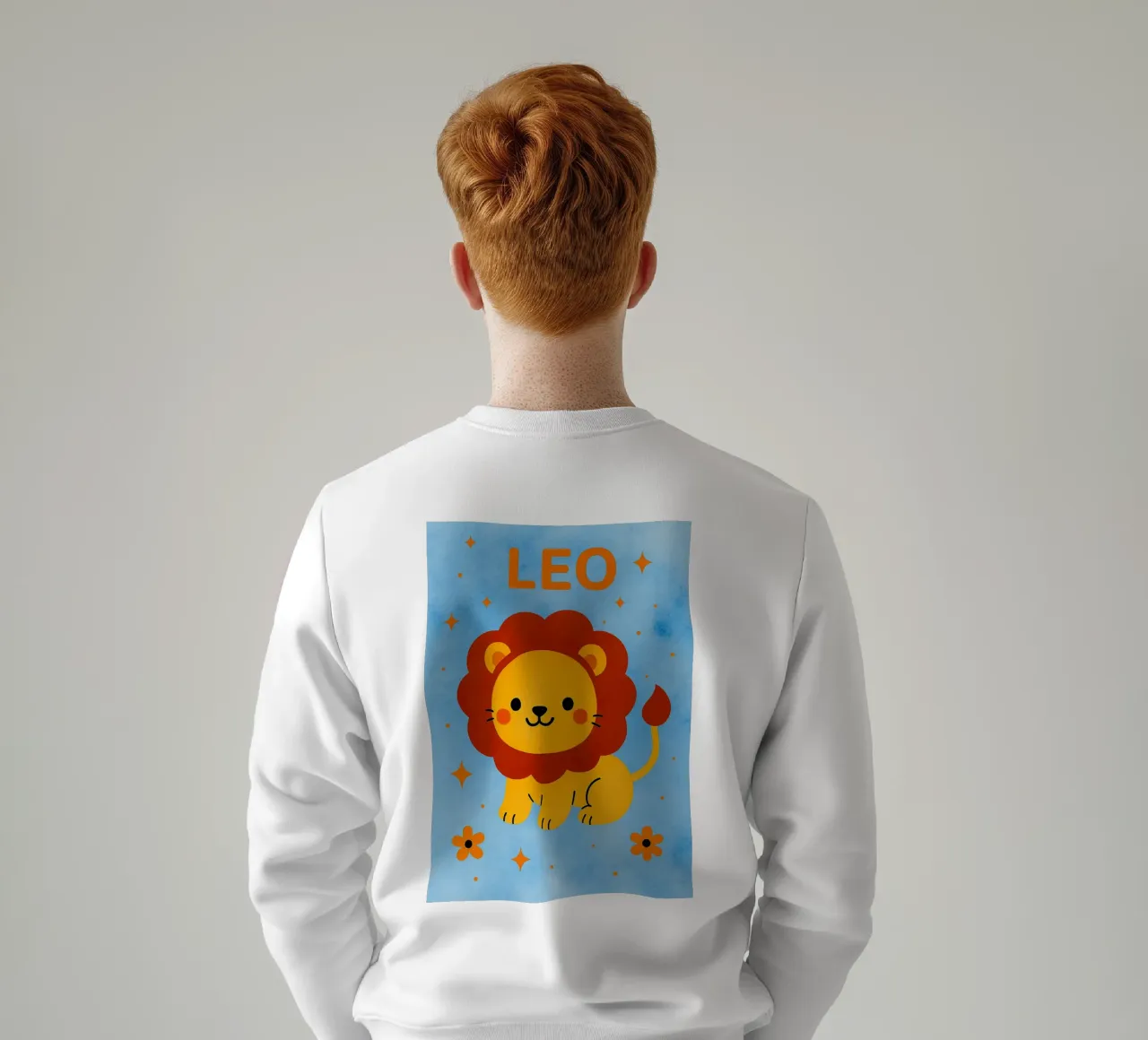 zodiaco leo felpa da SADELA