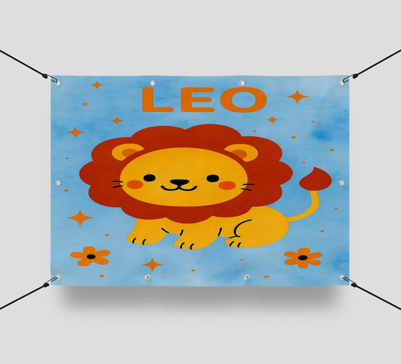 zodiaco leo telo in pvc da SADELA