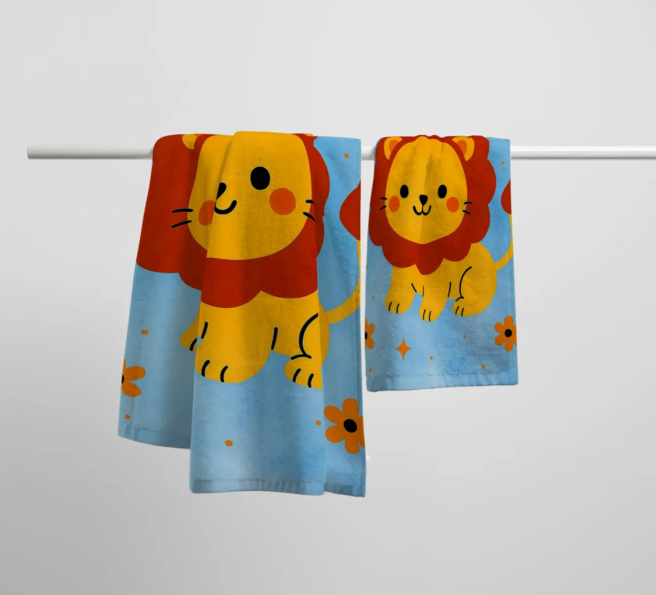 zodiaco leo asciugamano da bagno da SADELA
