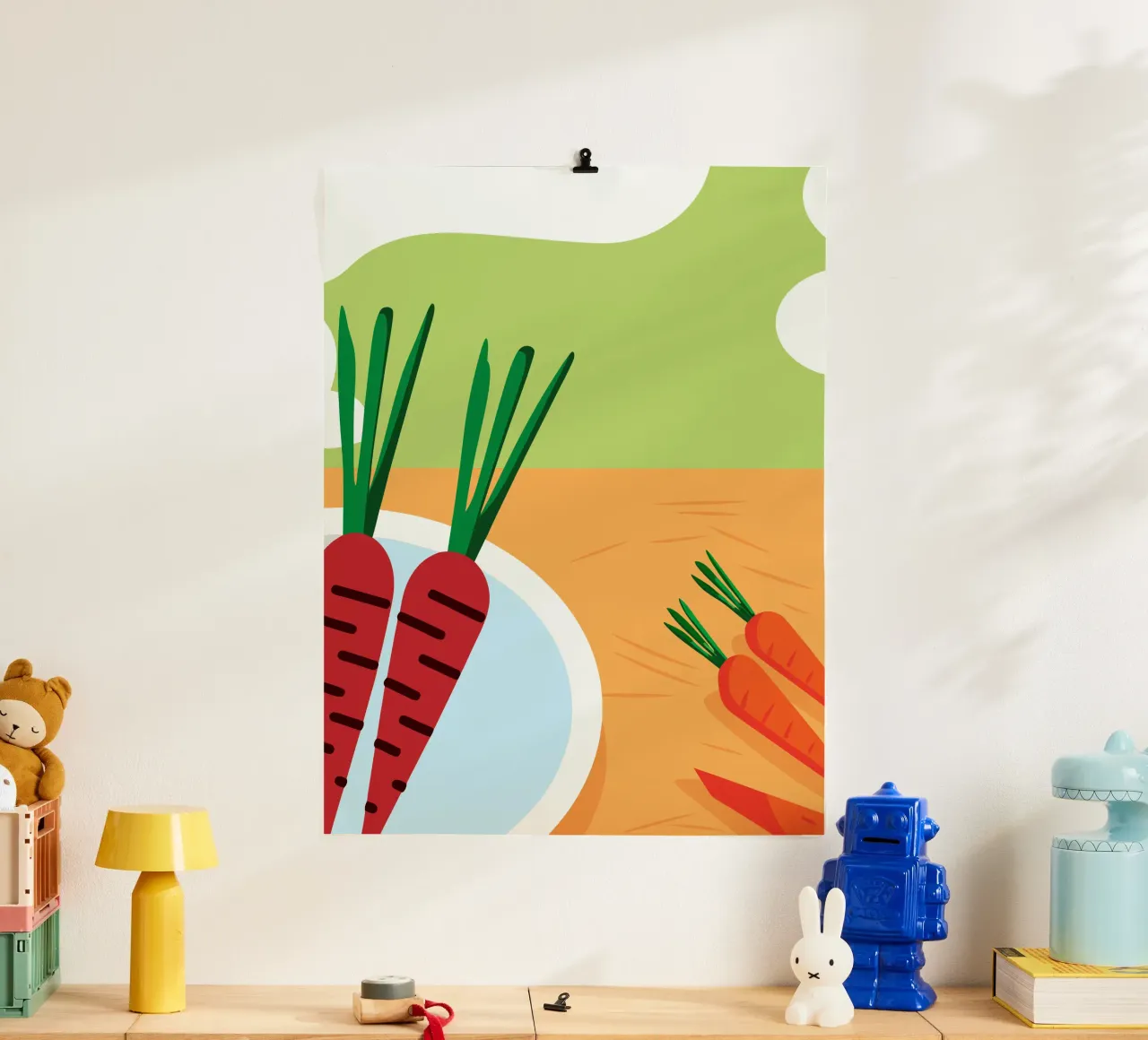 Carote fresche carta hahnemühle da OFFICIAL FRUIT & VEGETABLES