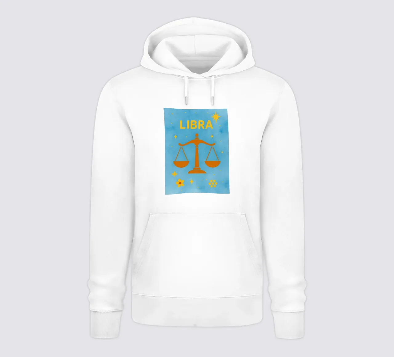 zodiaco libra felpa con cappuccio da SADELA