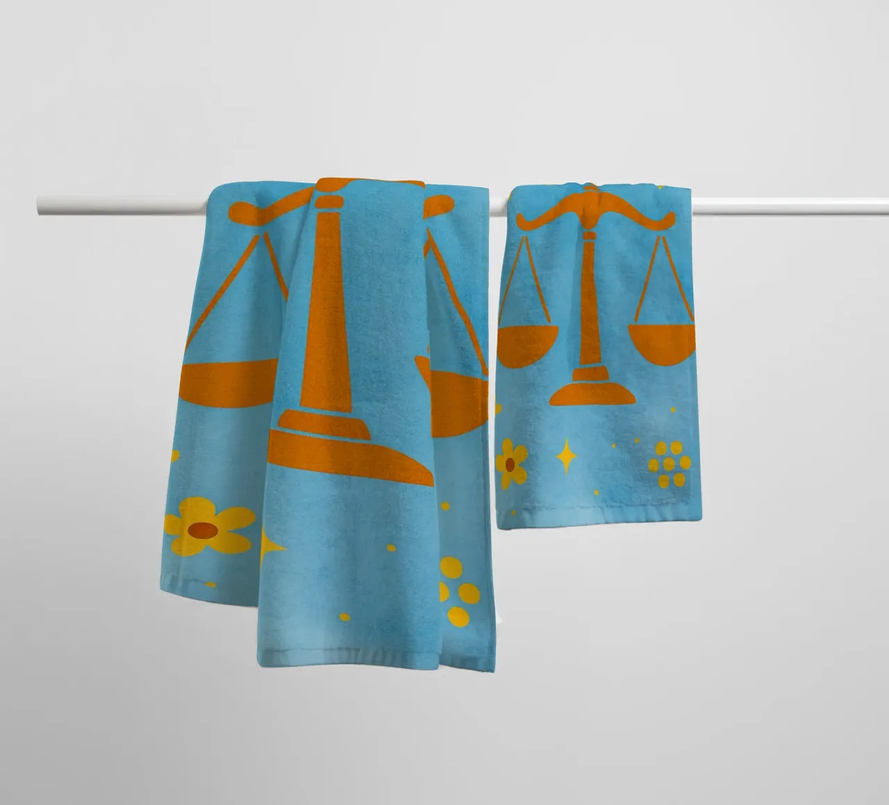 zodiaco libra asciugamano da bagno da SADELA