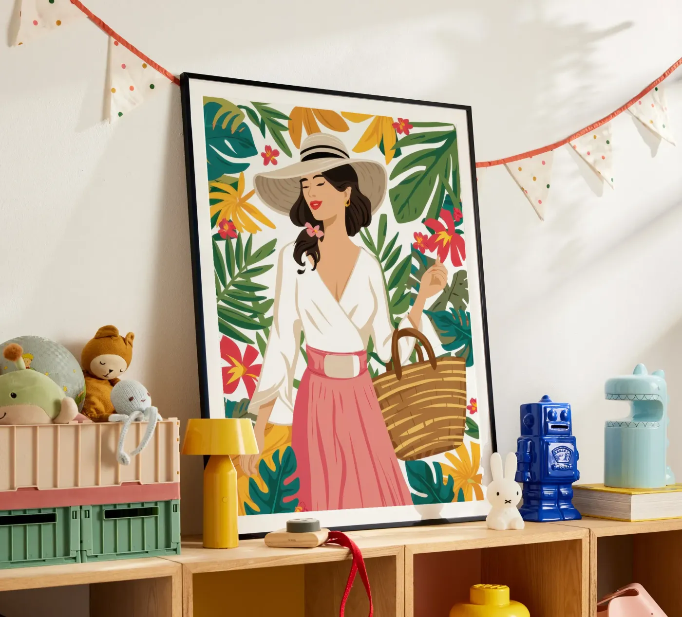 Chic Summer Stroll poster by Sun Riser
