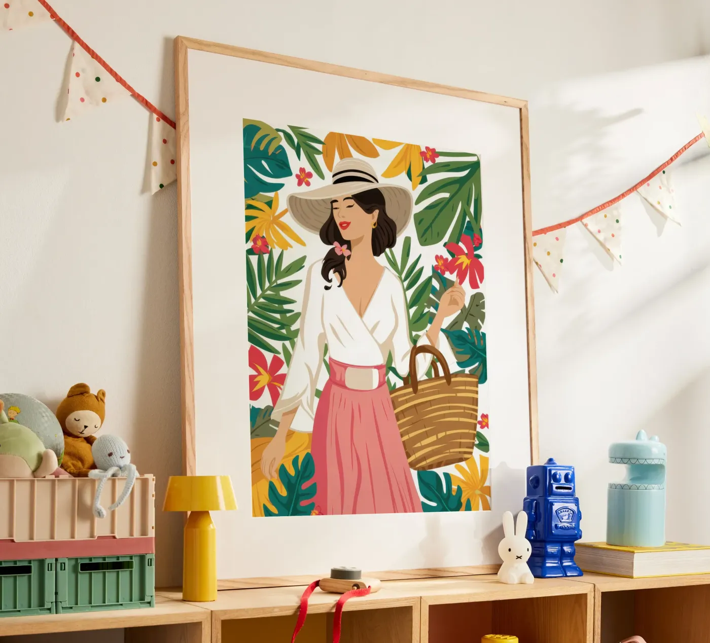 Chic Summer Stroll poster by Sun Riser