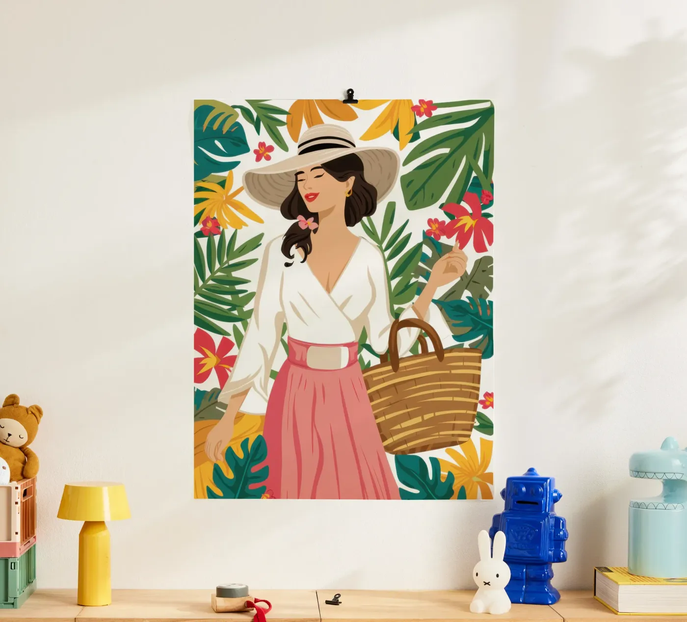 Chic Summer Stroll poster by Sun Riser