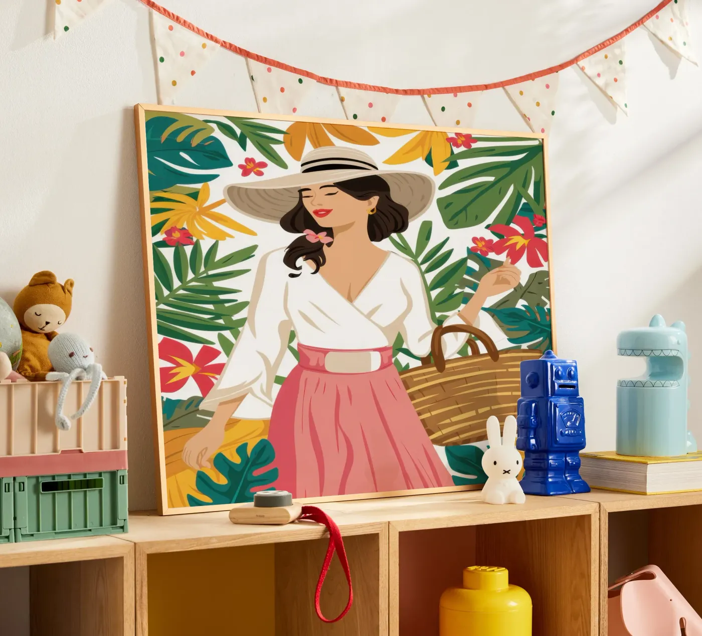 Chic Summer Stroll poster by Sun Riser