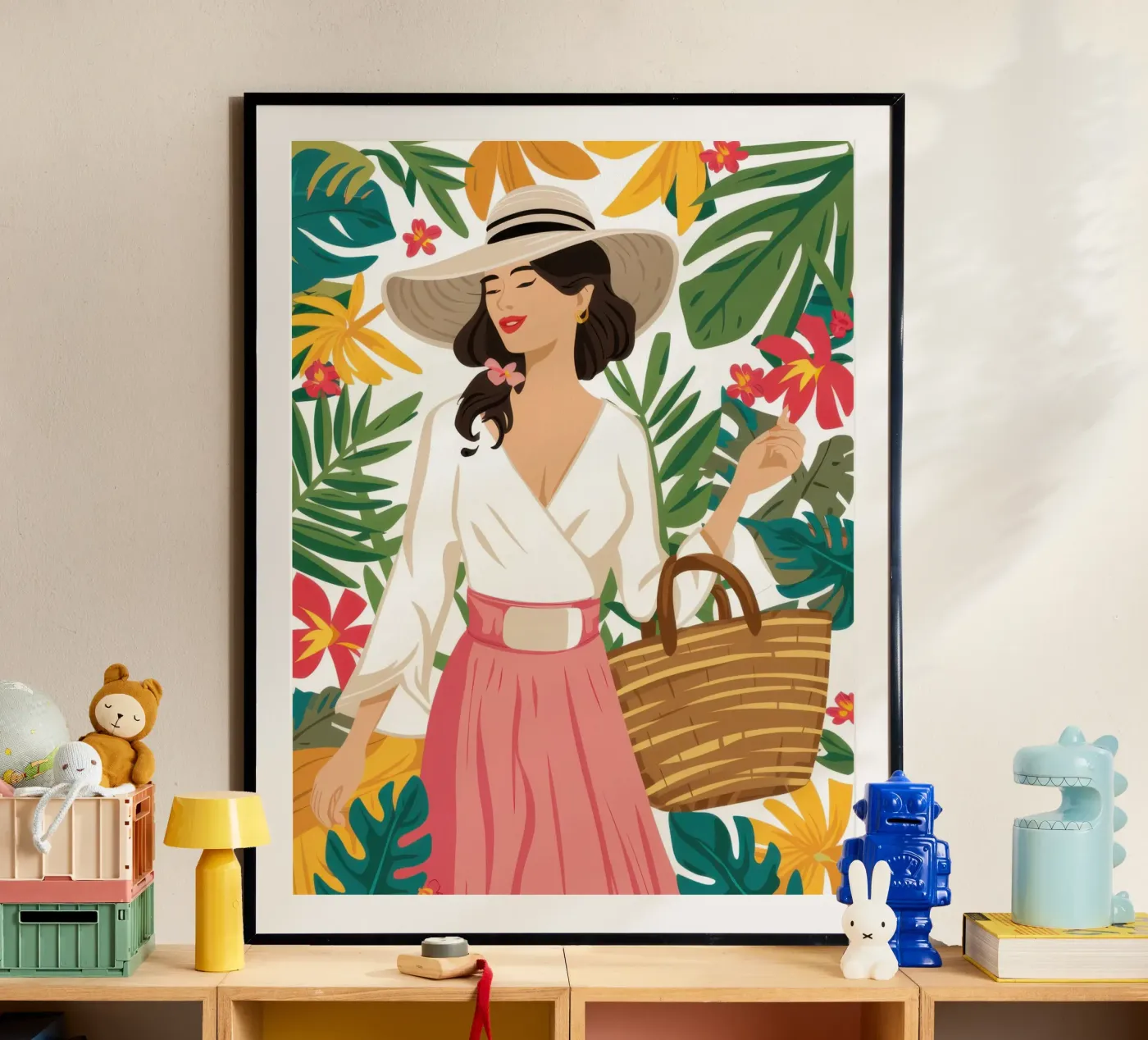 Chic Summer Stroll poster by Sun Riser
