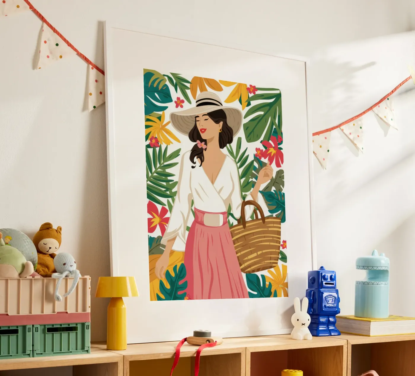 Chic Summer Stroll poster by Sun Riser